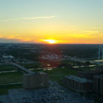 Reunion Tower sunset
