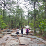 Hiking up Stone Mountain