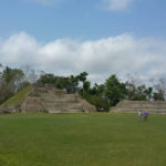 Belize ruins pyramid