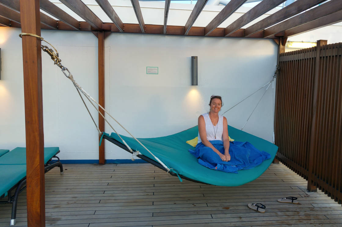 Linnie on Serenity hammock