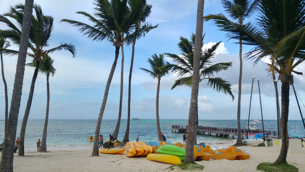 Kayaks at Bavaro Beach