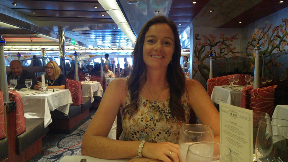 Linnie in Platinum restaurant