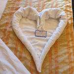 Towel love heart