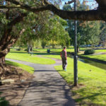 Adam walking Adelaide