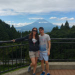 Photo in front of Mt Fuji