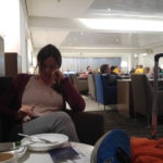 Linda in Melbourne lounge