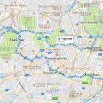 Tokyo Bike Tour map