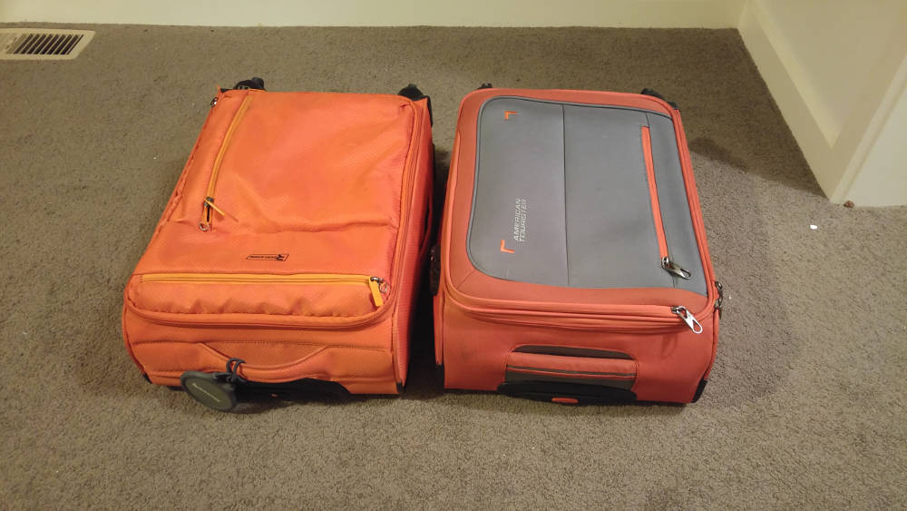 Luggage to Tokyo ready