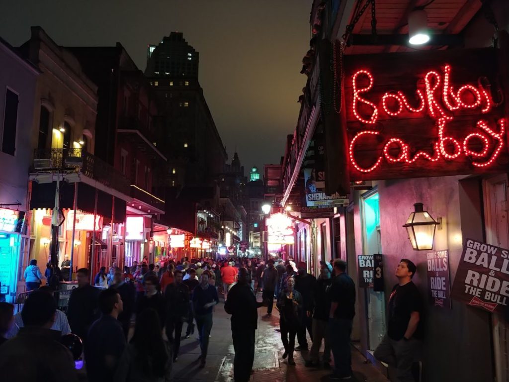 Bourbon St night