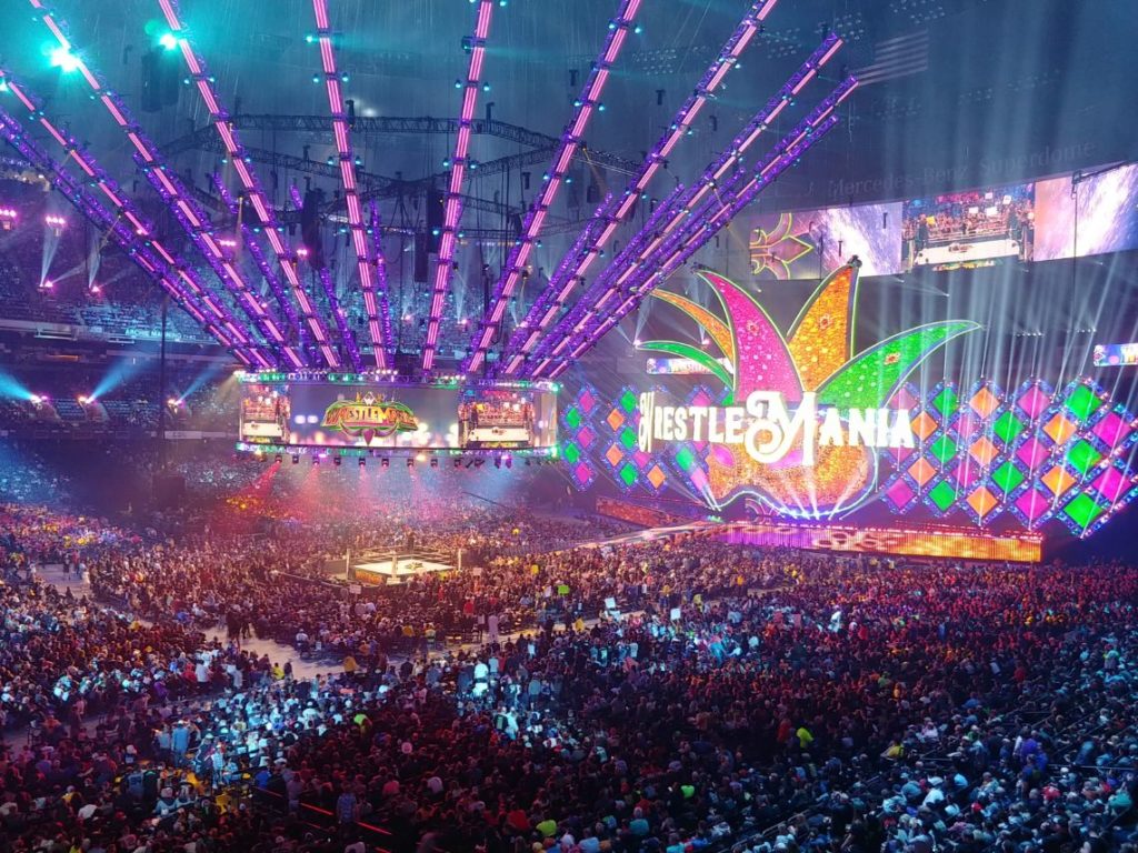 Wrestlemania view