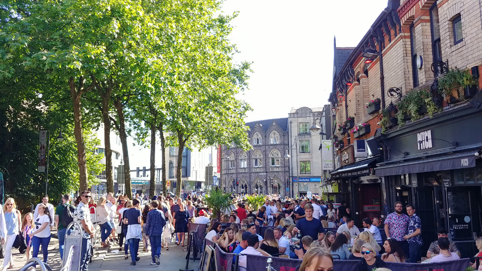 Cardiff busy