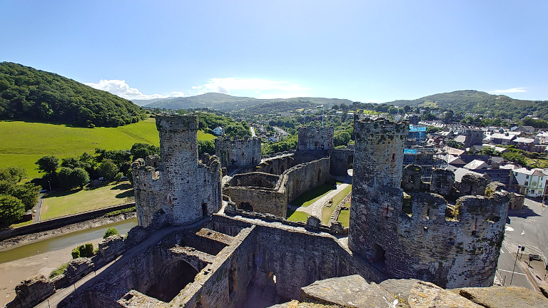 Conwy Castle view