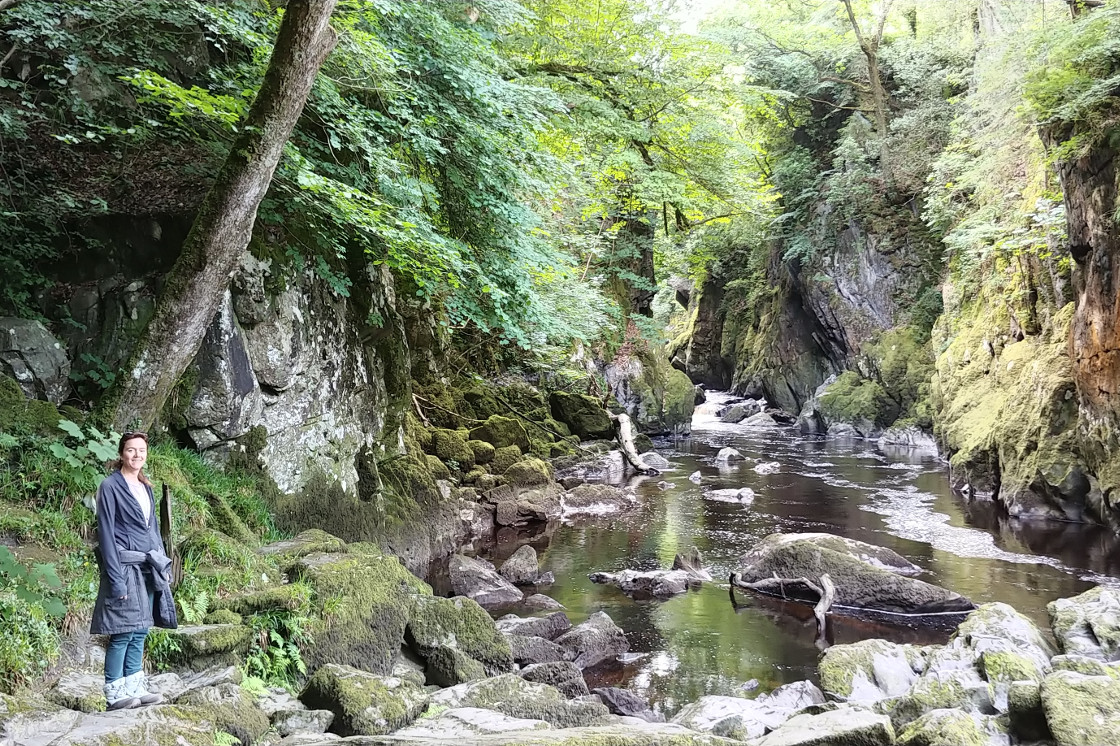 Linda at Fairy Glen