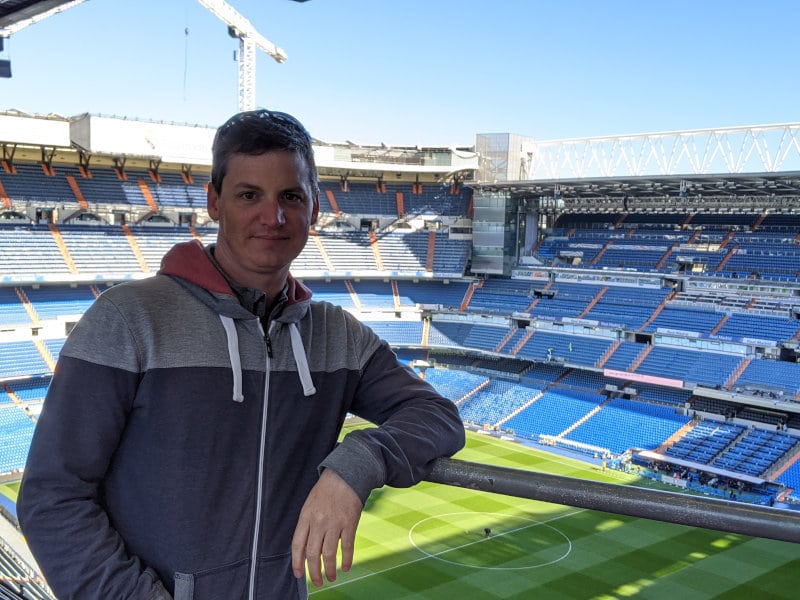 Santiago Bernabeu top view
