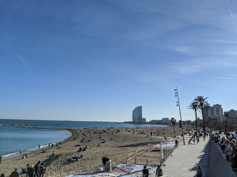 Barcelona beach