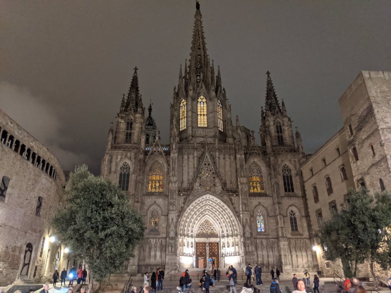 Gothic Temple in Barcelona