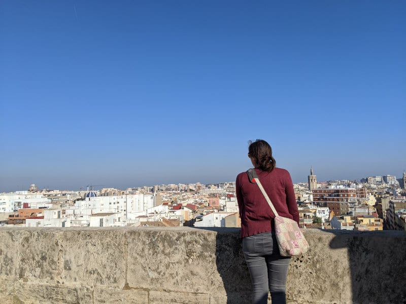 Linnie view of Valencia