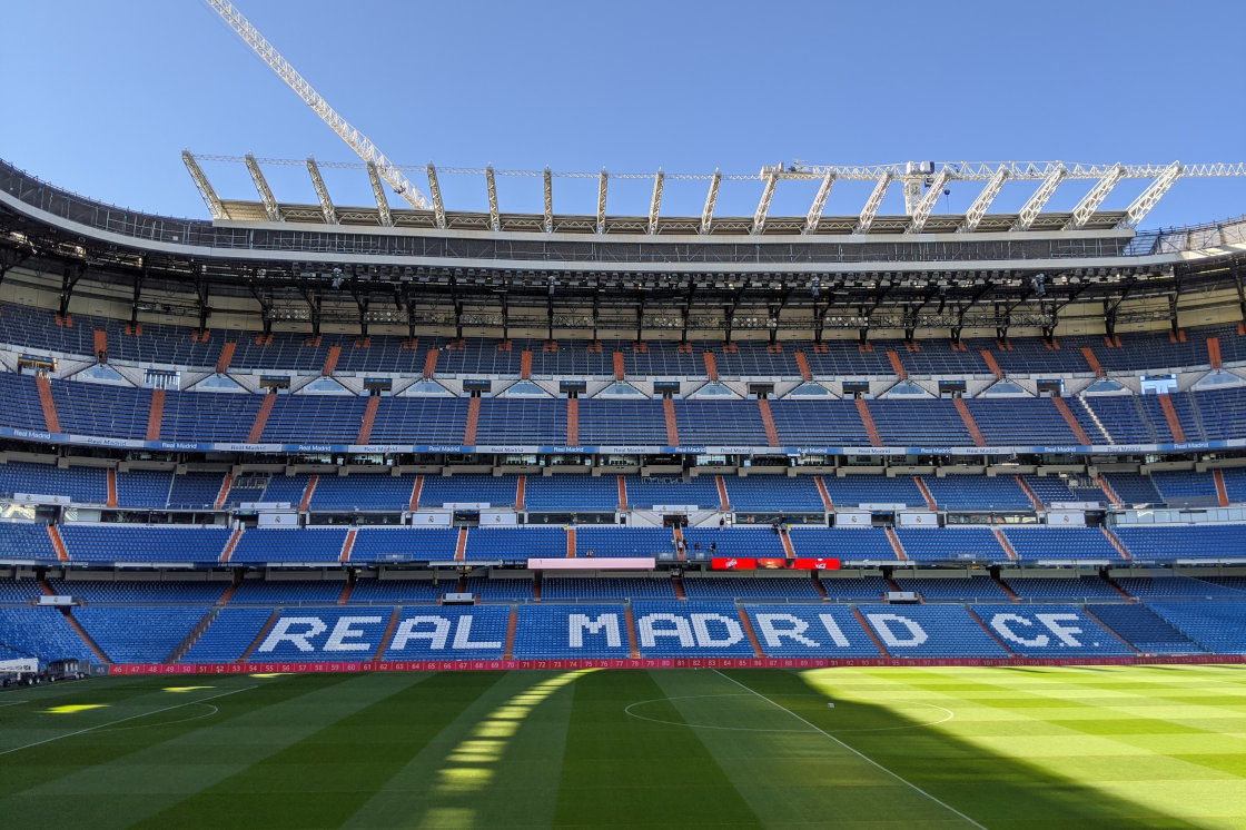 Santiago Bernabeu stand