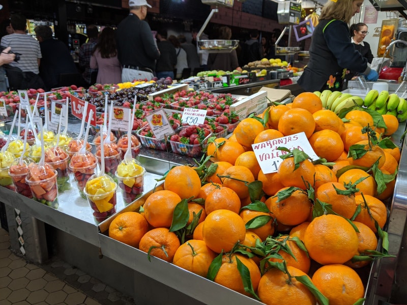 Valencia oranges