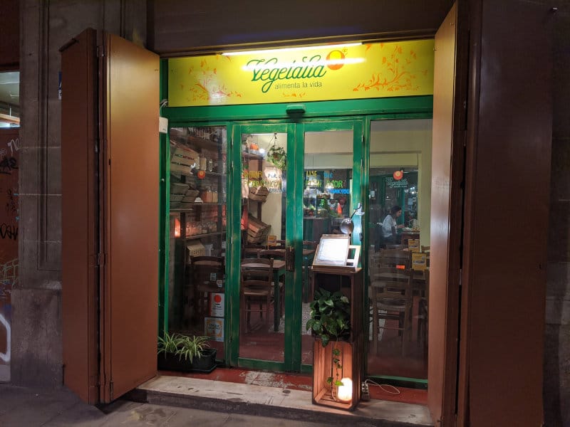 Vegetarian restaurant Barcelona
