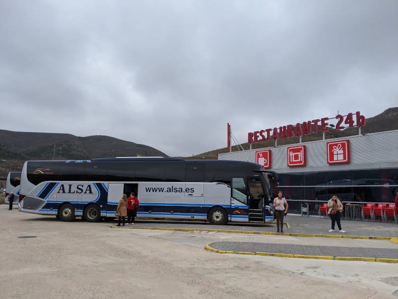 Zaragoza bus trip