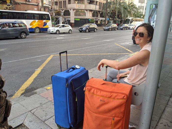 Alicante bus stop