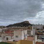 Alicante view cloudy day