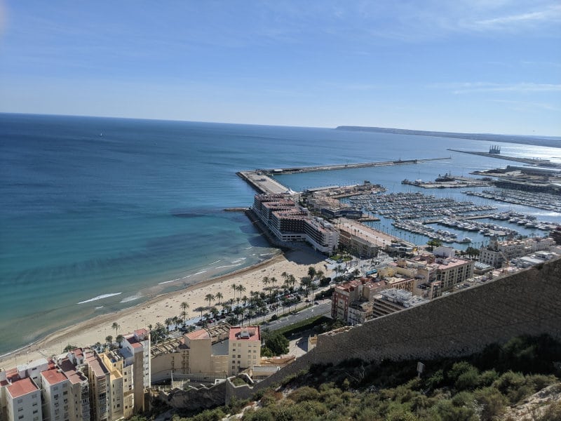 Alicante water view