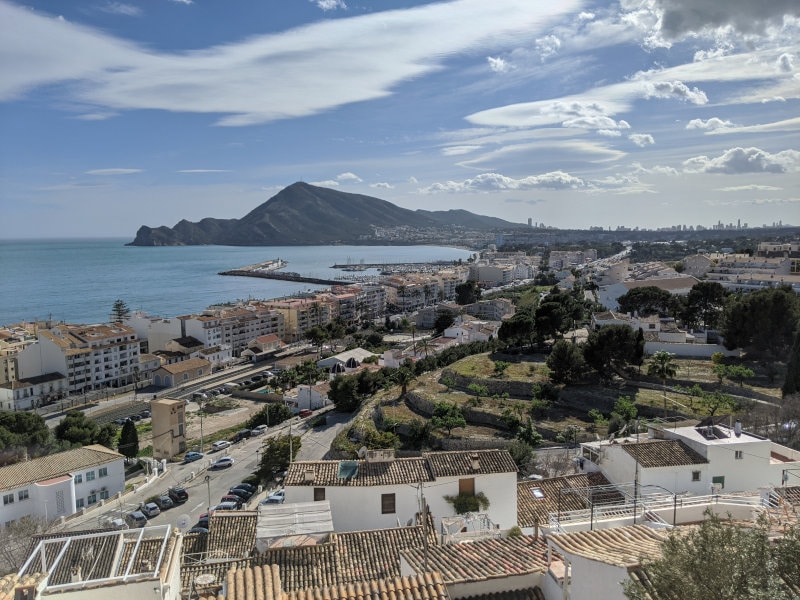 Altea mountain ocean view