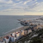 Alicante at dusk