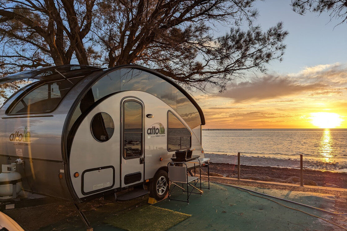 Moonta Bay caravan